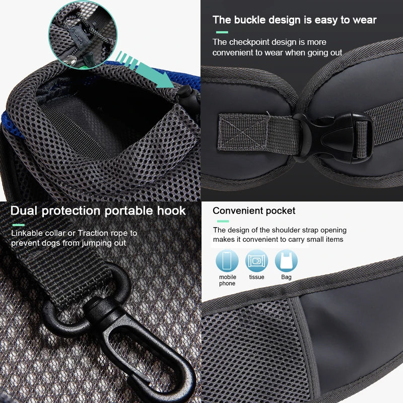 Bolso Portador de Mascotas  | Ideal para Viajes y Paseos