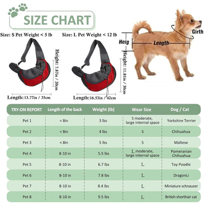 Bolso Portador de Mascotas  | Ideal para Viajes y Paseos